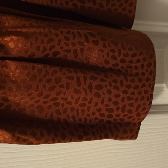 52SEVEN BRAND WOMEN'S COPPER TOP WITH RUFFLES SIZE MEDIUM - Picture 7 of 13